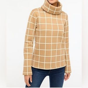 J.crew long sleeve funnelneck pullover